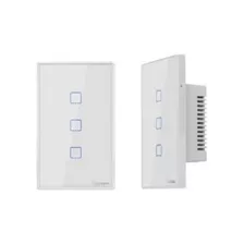 Sonoff T2 3 Botão Touch Us Rf Interruptor Wi-fi Android Ios