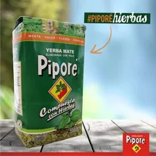 Yerba Mate Piporé Hierbas Menta Set De 4x500 Gramos