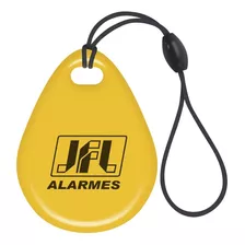 80un Chaveiro Proximidade Tag Jfl Mifare 13,56mhz Amarelo