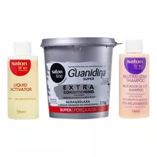 Salon Line Relaxer Guanidina Extra Super + Ativador 215g