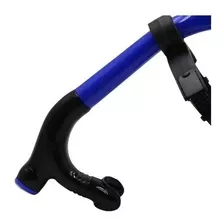 Snorkel Frontal Para Natacion Azul Pvc Largo 48cm Ajustable