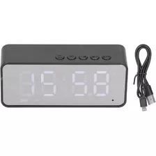 Reloj Despertador Digital Espejado Led Con Termometro