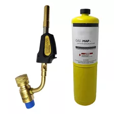 Maçarico Portátil Jh1st + Gás Map Para Solda Refrigeração