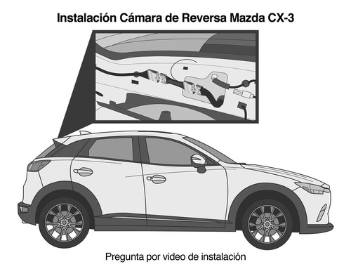 Camara De Reversa Mazda Cx-3 Mazda Connect Cx3 2016 A 2021 Foto 8