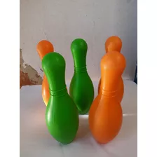 Pino De Boliche De Plástico De Brinquedo 5 Unidades Cod 1057