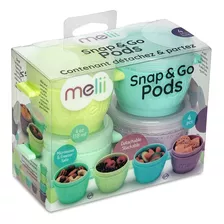 Pack De 4 Contenedores 118 Ml Melii