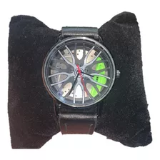 Reloj Deportivo Llanta Malla Cuero