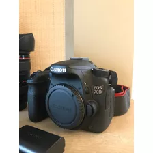Câmera Canon Eos 70d + Lente 24-105mm