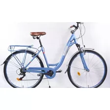 Bicicleta Modelo Urbana De Paseo Volkswagen 000050240ps071 Color Azul Tamaño Del Cuadro M