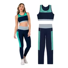 Conjunto Deportivo Top + Calza Graphene Entrenamiento El Rey