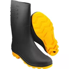 Bota Pvc Motociclista Cano Médio Impermeável Vonder