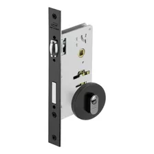 Fechadura Imab Trinco Rolete Para Porta Pivotante Preto 55mm