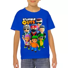 Camiseta Remera Algodon Stumble Guys En 2 Diseños 