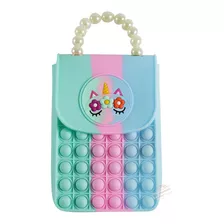 Bolsa Luz Asa Pop It Fidget Antiestres Multicolor Niñas Lm-8