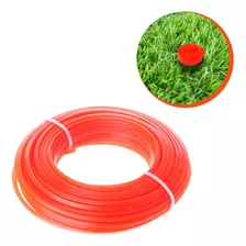 Fio De Nylon Para Roçadeiras Nakasaki 63cc 65cc 2,4mm 15m Cor Laranja