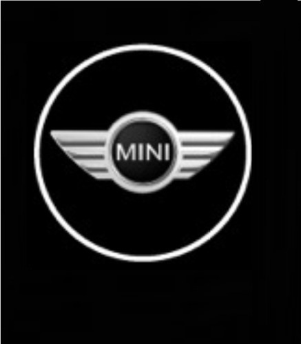 Par Luz Cortesia Proyector Puertas Mini Cooper Carro Logo Foto 3