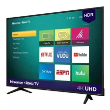 Hisense Smart Tv De 58 4k C/roku Integrado 58r6e