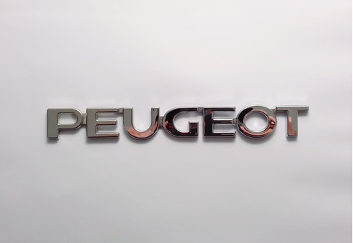 Emblema Peugeot Letras Insignia Trasero Logotipo Cromadas   Foto 7