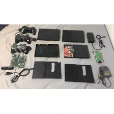 Com Defeito - Lote Controles, Fontes, Carcaças Playstation 2