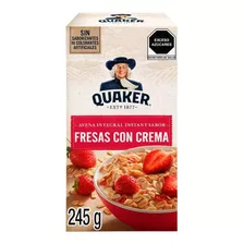 Avena Quaker Instant Fresas Con Crema 245g