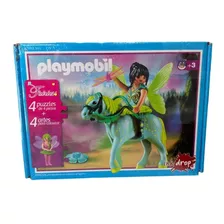 Rompecabezas Puzzle Playmobil Hadas 4 X 4 Piezas