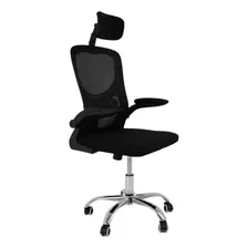 Silla Giratoria De Escritorio Ergonomica Negra Mesh Oficina