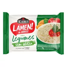 Lámen De Arroz Sem Glúten Karui Sabor Legumes 78g 3 Pacotes