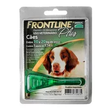 Combo 3 Un. Frontline Plus Cães 10 A 20 Kg Antipulgas