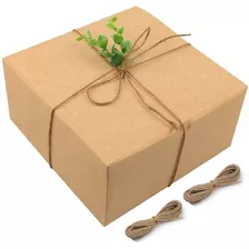 Moretoes - Cajas De Regalo De Papel Kraft, 15 Unidades, 7.9 