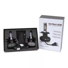 Kit Ultraled Etech 12000 Lumêns 8000k Farol Alto E Baixo 