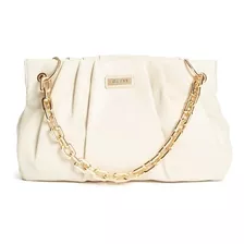 Bolsa Guess Satchel Aurelia Placa Con Logo Correa De Cadena