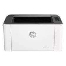 Impresora Simple Función Hp Laser 107w Con Wifi Blanca 4zb78a