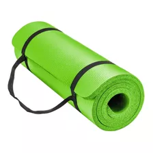 Colchoneta Yoga Pilates Gimnasia Cinta Transportadora 10mm ® Color Verde