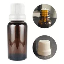 Vidro Âmbar Para Essencias Com Gotejador De 30 Ml (50 Unid)