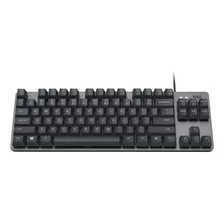 Teclado Com Fio Inglês K835 Tkl Alumínio E Switches Red Linear Preto Logitech