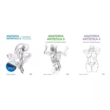 Kit Livro Anatomia Artistica 2-3-4 Michel Lauricella