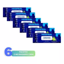 Lenços Umedecidos Adulto Higifral Suave 240u Kit 6 Pacotes