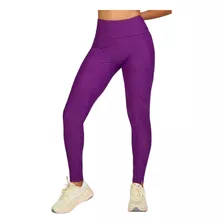 Legging Feminina Alto Giro Roxo Spiced - 23313