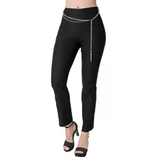 Pantalón Vestir Recto Mujer Negro Paloma 56404637