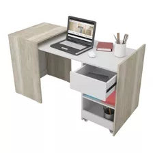 Mesa Escritorio Plegable Y Multifuncion 5004 Con Guardado 