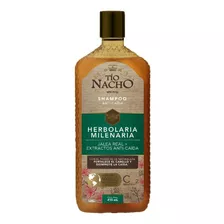 Shampoo Tío Nacho Herbolaria Milenaria De Jalea Real En Botella De 415ml Por 1 Unidad