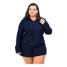 Casaco Plus Size Tamanhos Grandes Gestante Gravida Sobretudo