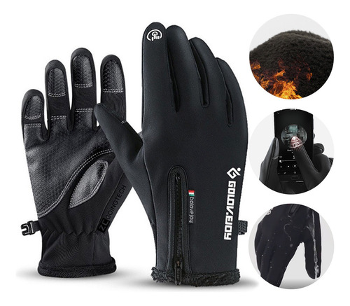 Guantes Térmicos Impermeables Invierno Touch Para Moto/bici