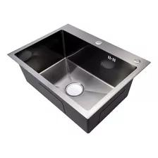 Cuba Aço Inox Luxo Simples Square Preta