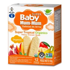 Galletas De Arroz Super Baby Mum Mum Tropical Orgánica 50g