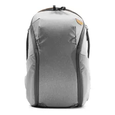 Mochila Gris Impermeable Para Notebook Hasta 13 Pulgadas