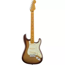 Guitarra Elétrica Fender American Ultra Stratocaster De Amieiro Mocha Burst Uretano Brilhante Com Diapasão De Bordo