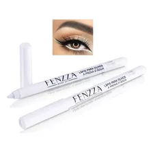 Lápis Para Olhos A Prova D'água Fenzza Makeup - Maquiagem Cor Branco Efeito Mate