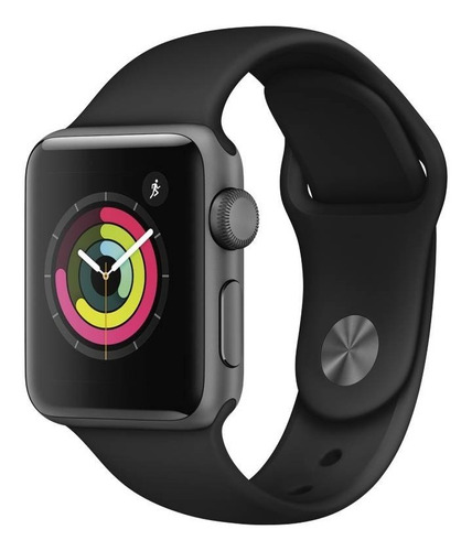 Smartwatch Apple Watch Serie 3 Gps 38mm Aluminio Color Negro