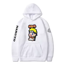 Moletom Canguru Naruto Chibi Anime Geek Gênero Neutro